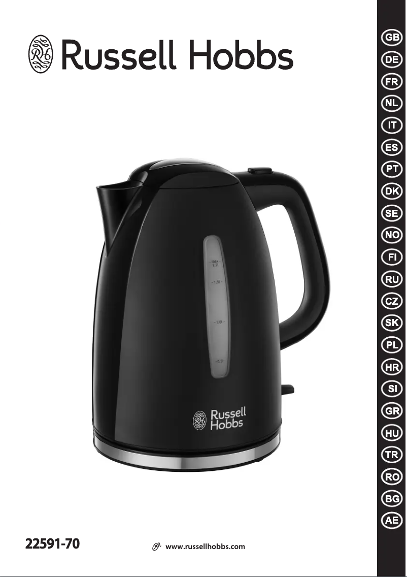 Page n°1 - Manuel utilisateur Russell Hobbs 22591-70