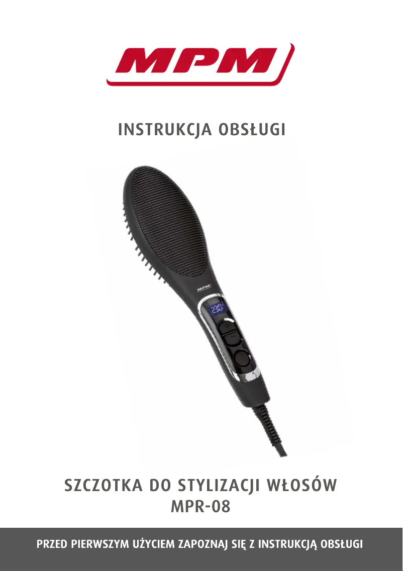 Page 1 de la notice Manuel utilisateur MPM MPR-08