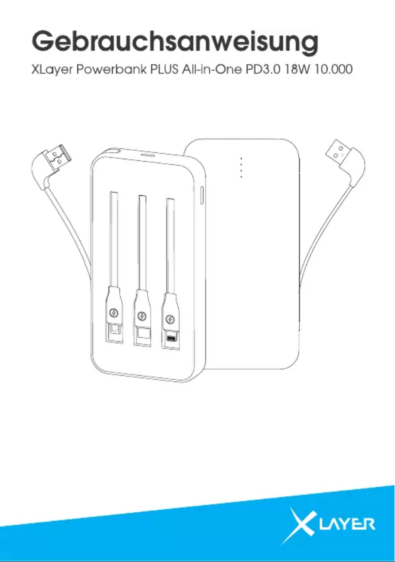 Page n°1 - Manuel utilisateur XLayer Plus All-in-One