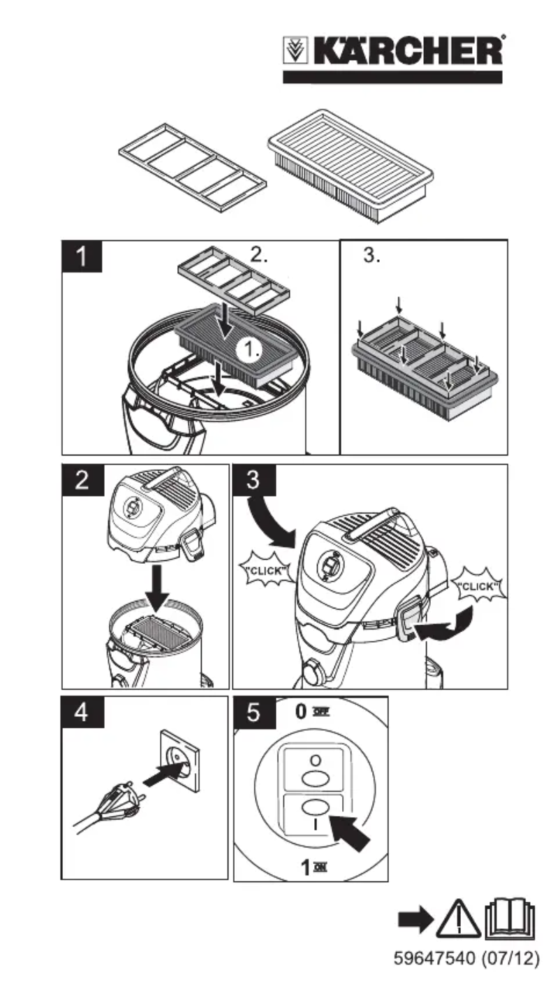 Page n°1 - Manuel utilisateur Kärcher AD 3.200
