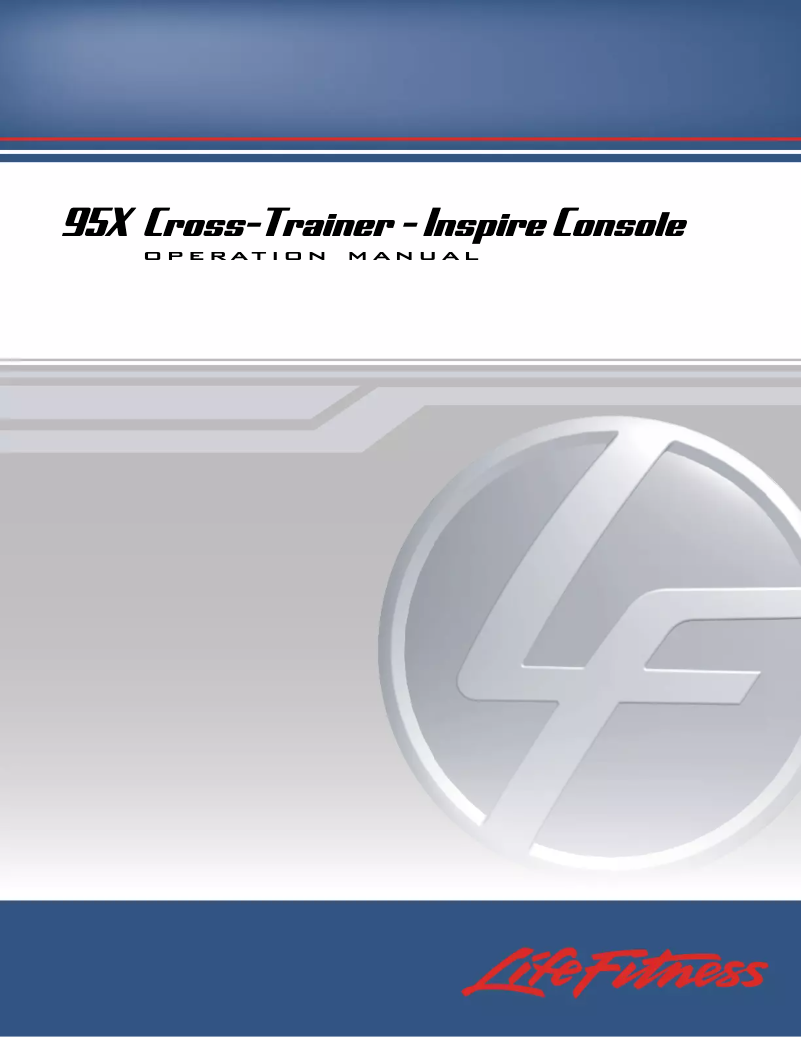 Image de la première page du manuel de l'appareil 95X Console