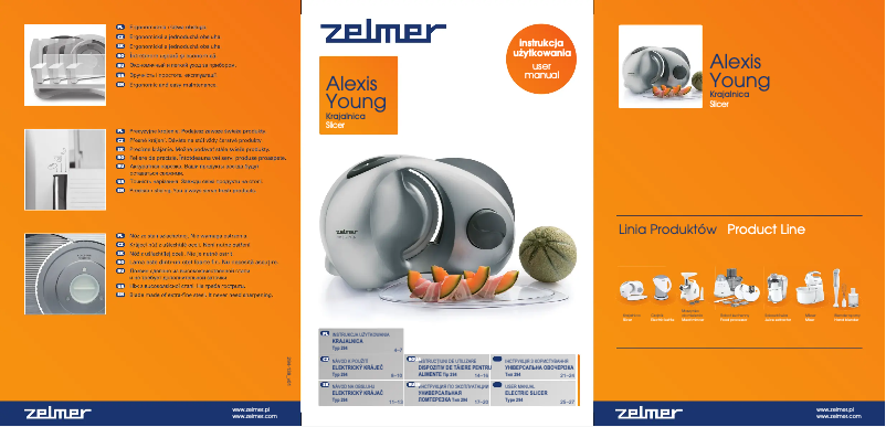 Page n°1 - Manuel utilisateur Zelmer Alexis Young 294.6