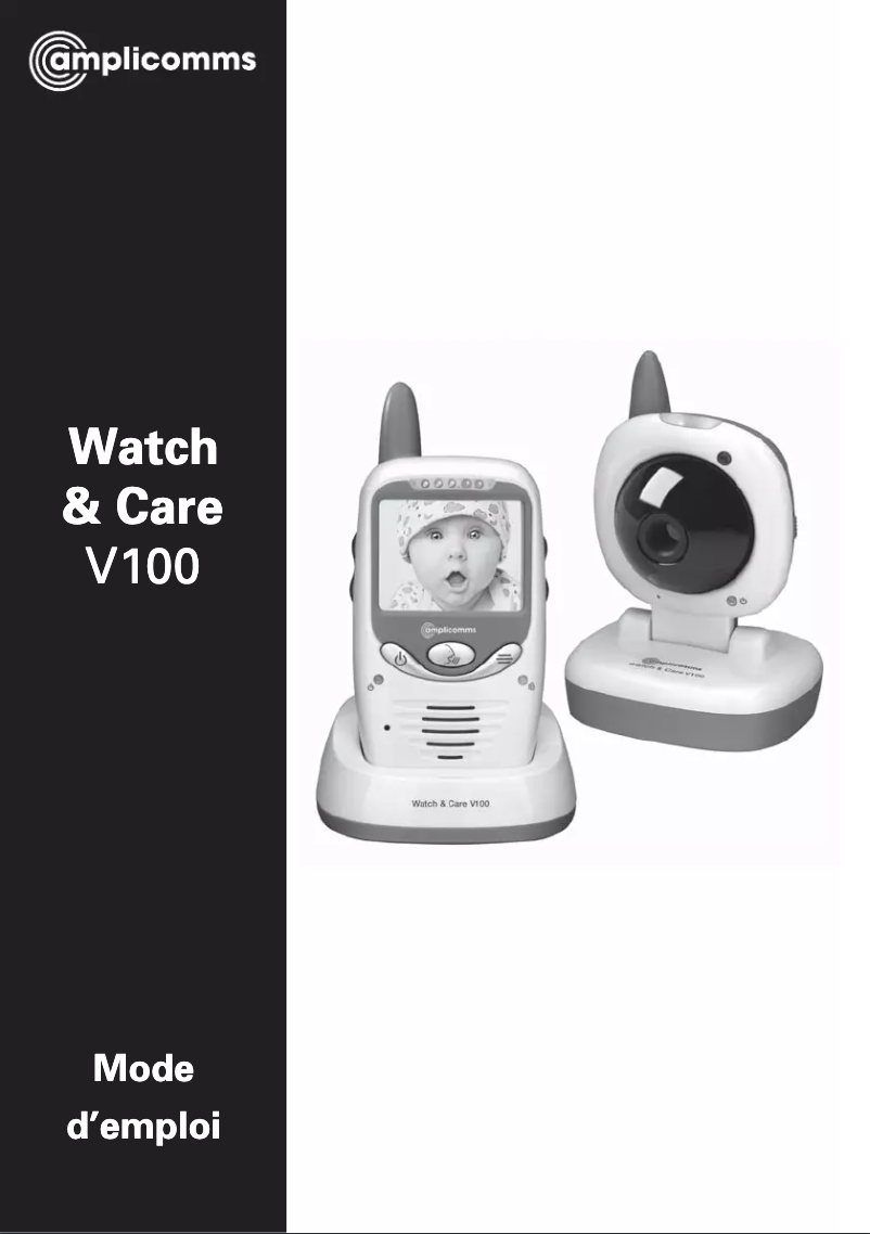 Page n°1 - Manuel utilisateur Amplicomms Watch and Care V100