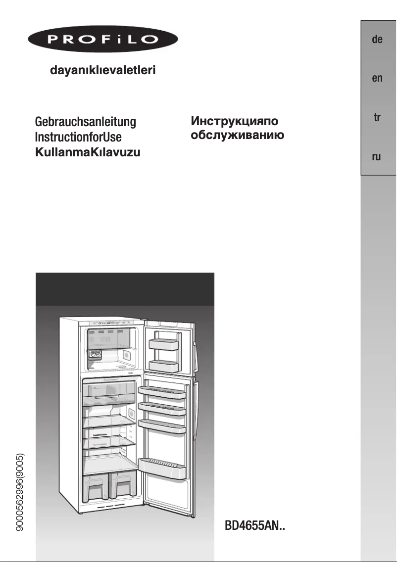 Page 1 de la notice Manuel utilisateur Profilo BD4655ANFH