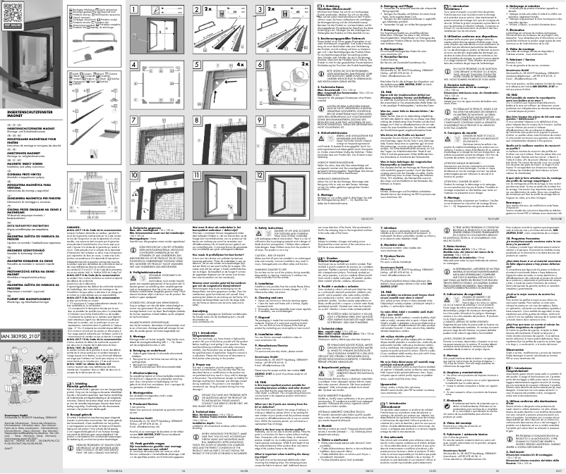 First page image of the manual for IAN 383950