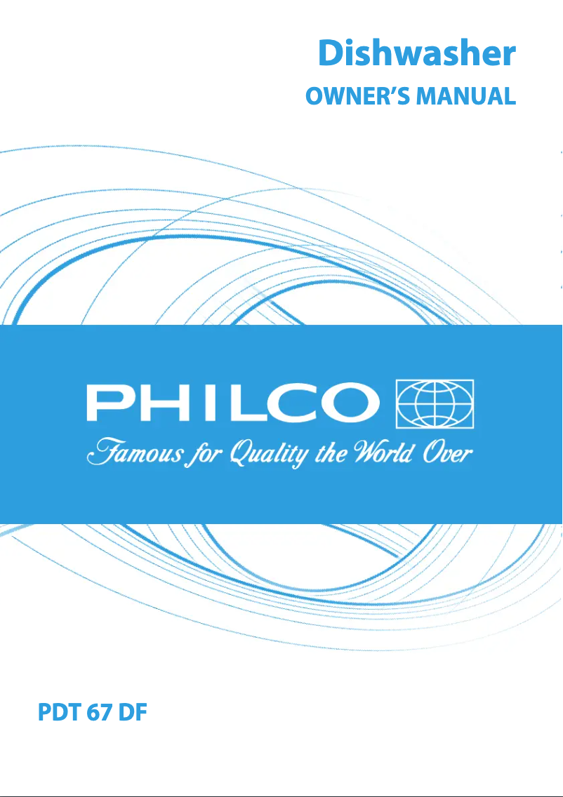 Page n°1 - Manuel utilisateur Philco PDT 67 DF