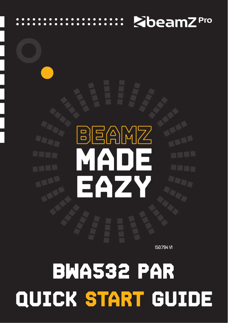 Image de la première page du manuel de l'appareil BWA532