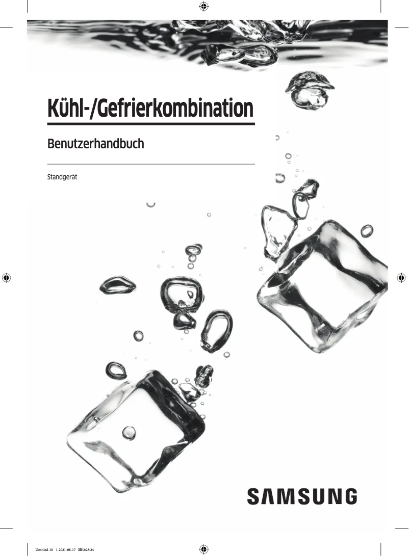 Image de la première page du manuel de l'appareil RF23R62E3B1