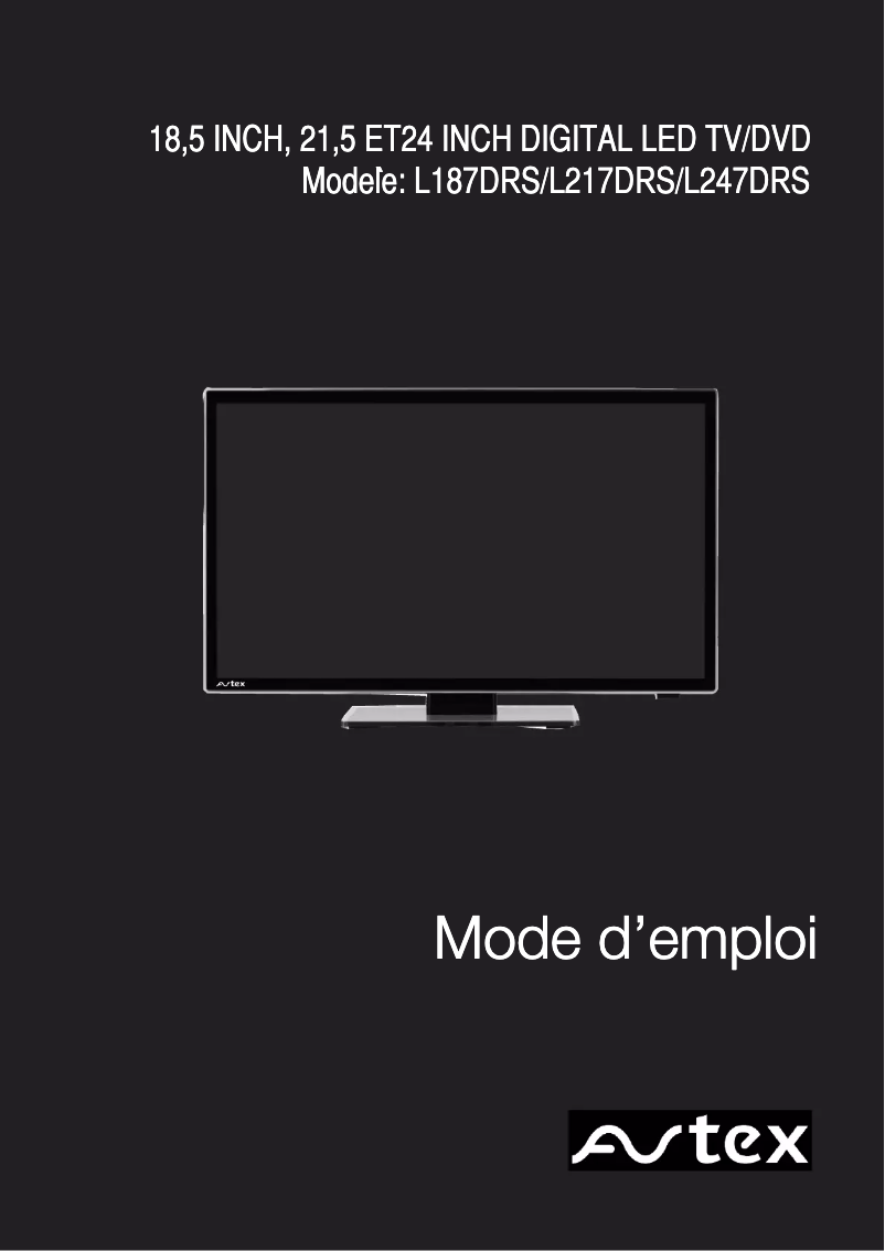 Image de la première page du manuel de l'appareil L187DRS