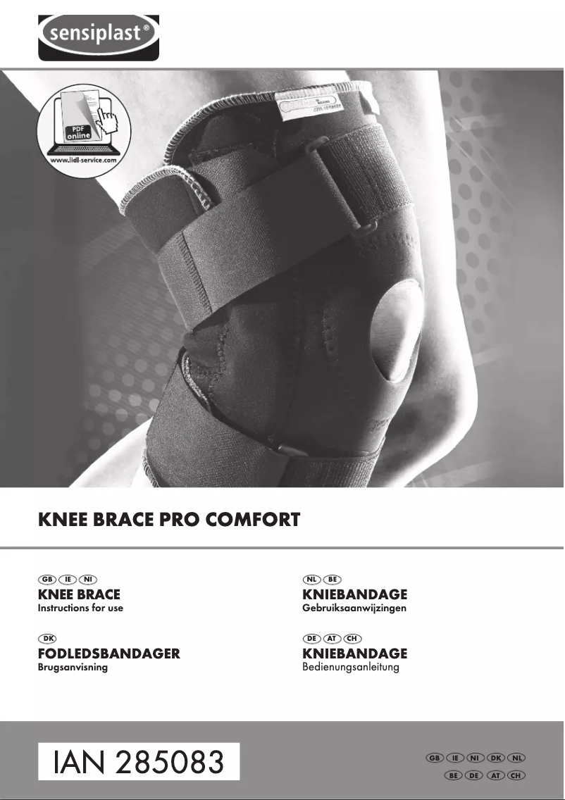 Page 1 de la notice Manuel utilisateur Sensiplast IAN 285083