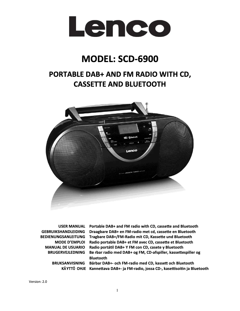 Image de la première page du manuel de l'appareil SCD 24