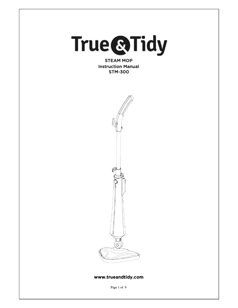 Image de la première page du manuel de l'appareil STM-300