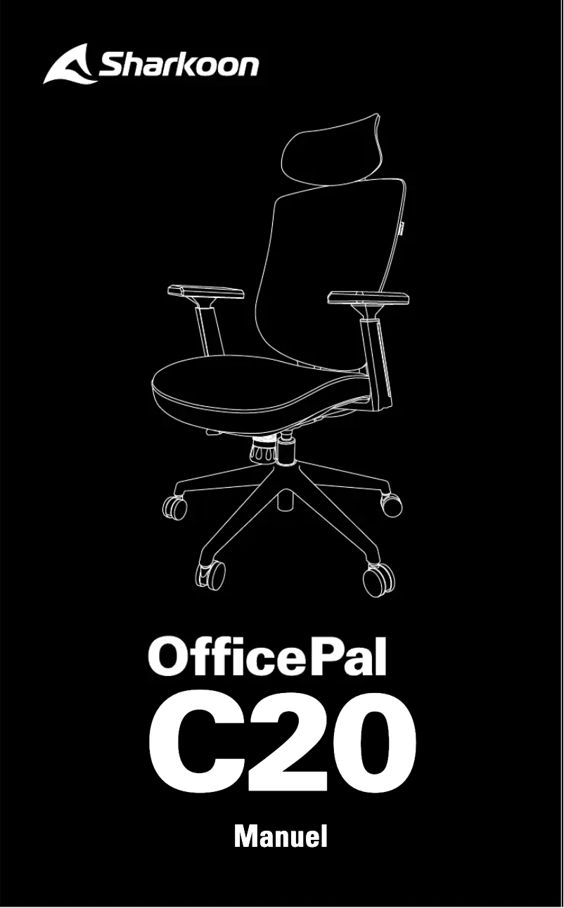 Page 1 de la notice Manuel utilisateur Sharkoon OfficePal C20