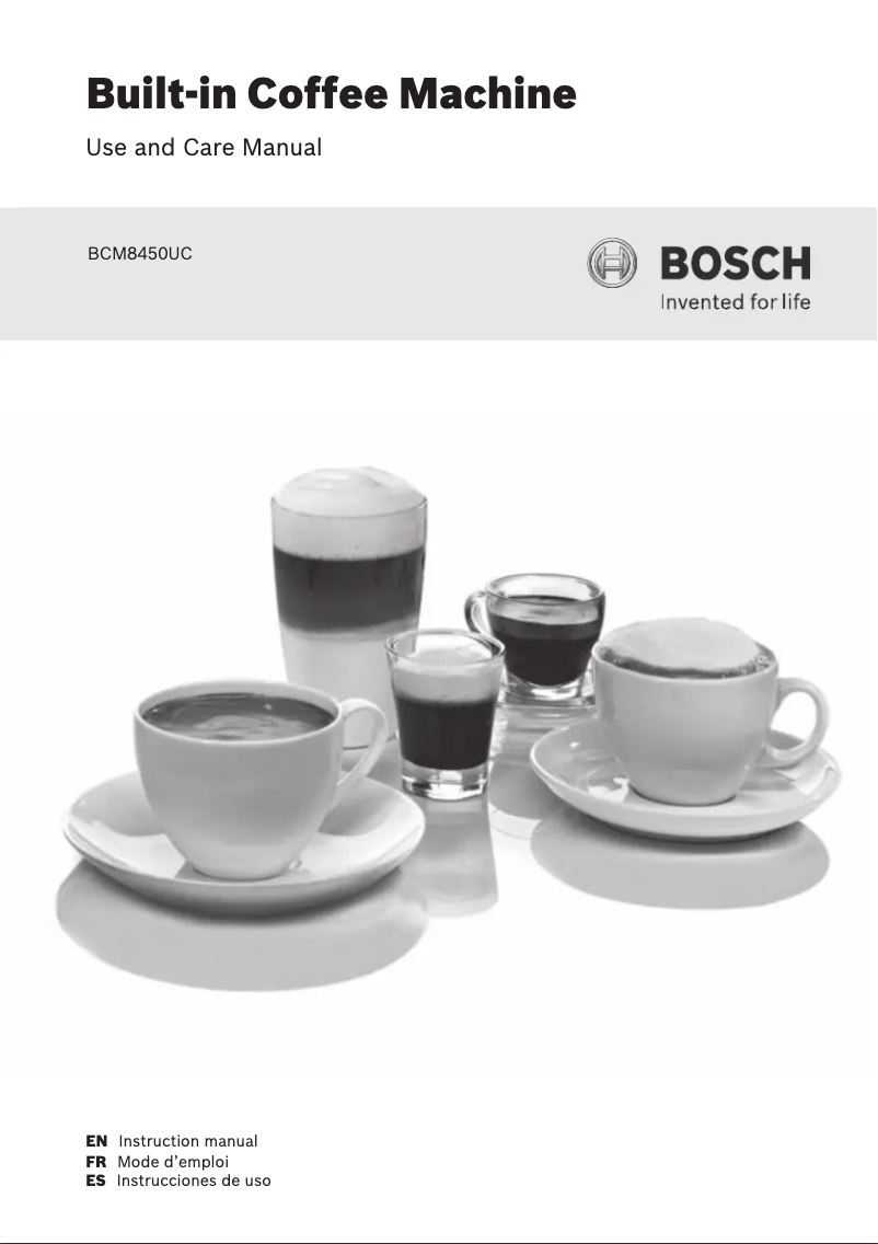 Image de la première page du manuel de l'appareil BCM8450UC