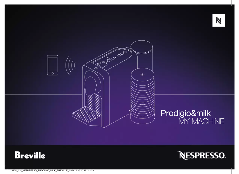 Page n°1 - Manuel utilisateur Breville Nespresso Prodigio-Milk