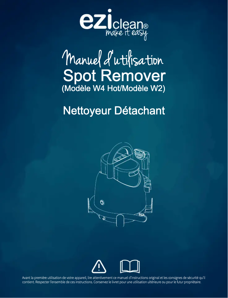 Image de la première page du manuel de l'appareil Spot Remover W2
