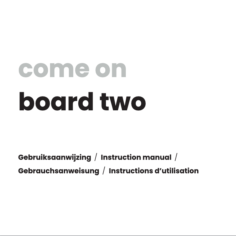 Page 1 de la notice Manuel utilisateur Dubatti Board Two