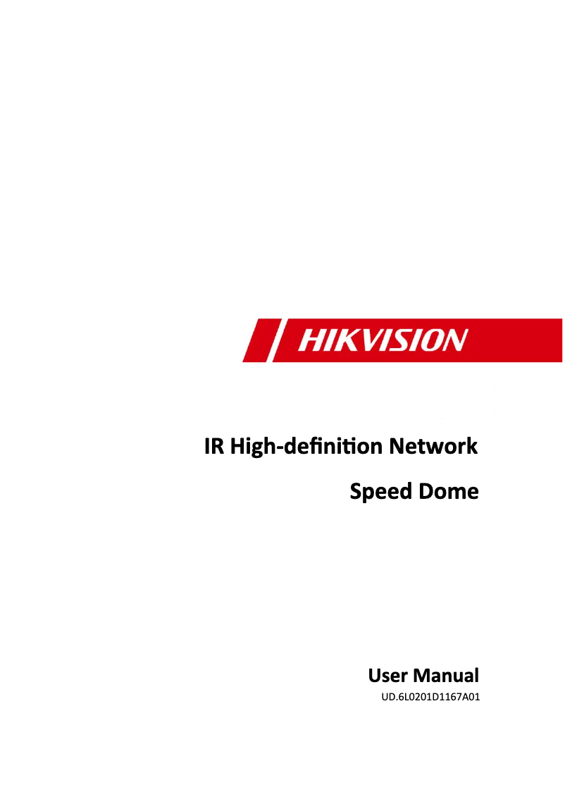 Page n°1 - Mode d'emploi Hikvision DS-2DF7276-AEL