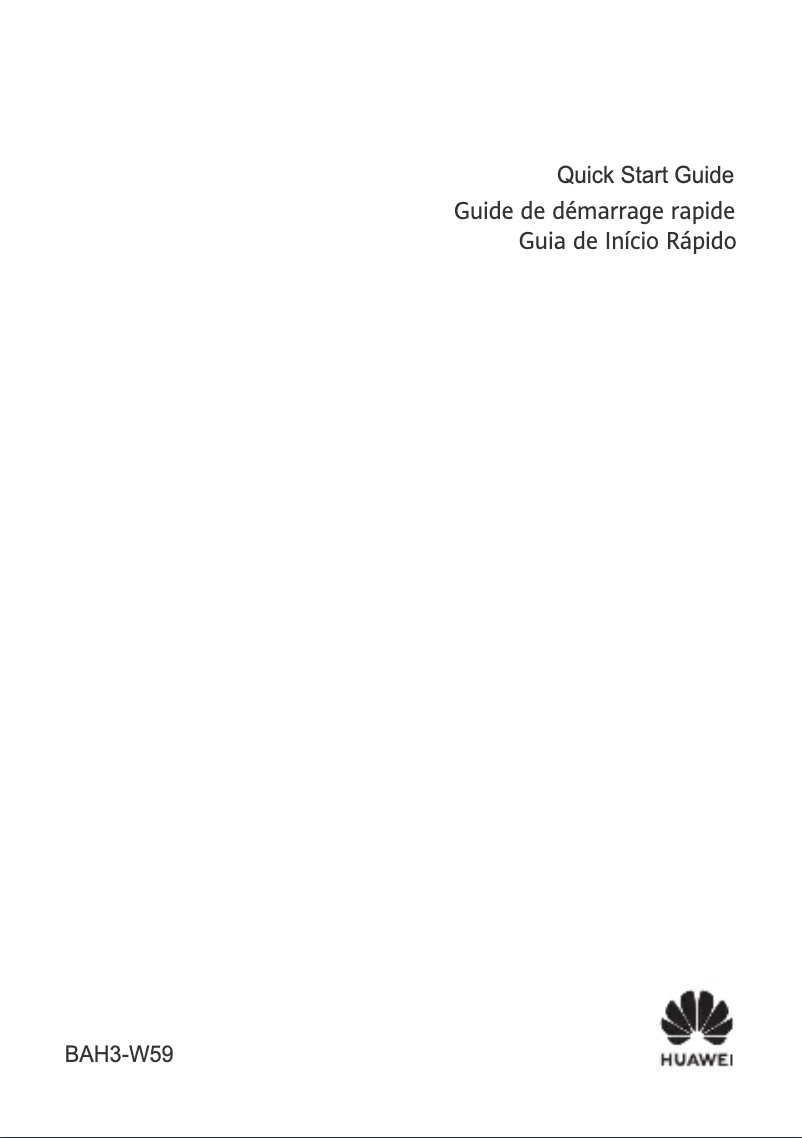 Page n°1 - Guide de démarrage rapide Huawei MatePad