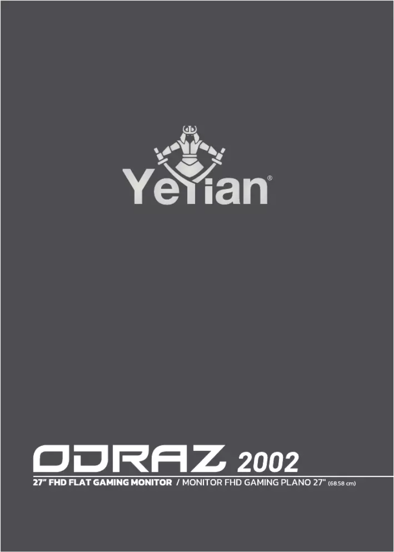 Image de la première page du manuel de l'appareil Odraz YMF-VA27-01