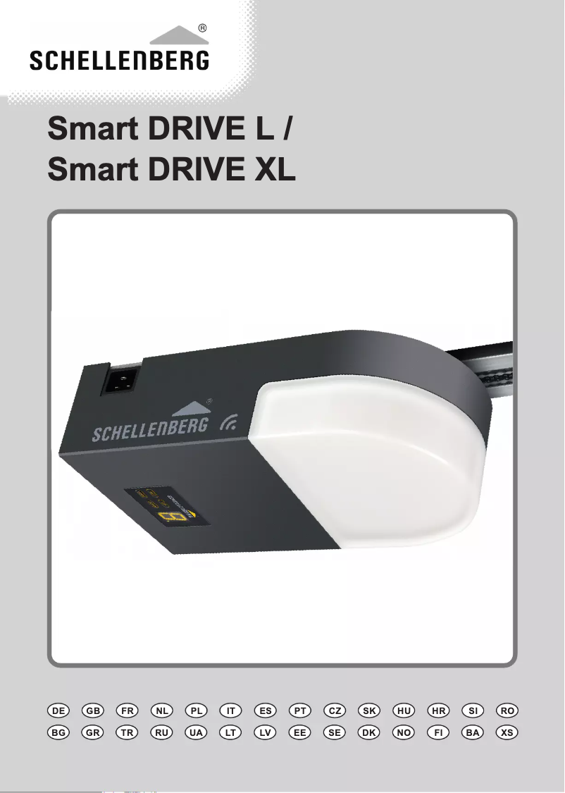 Page 1 de la notice Manuel utilisateur Schellenberg Smart Drive XL