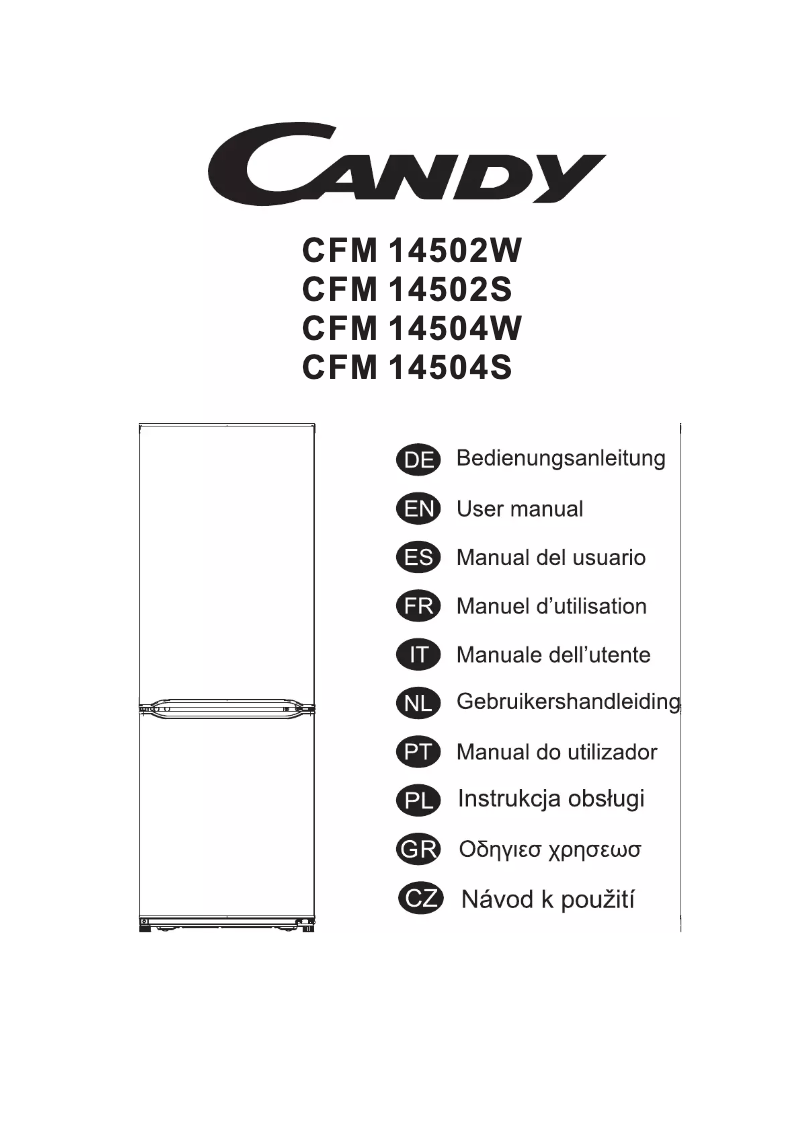 Page n°1 - Manuel utilisateur Candy CFM 14504S