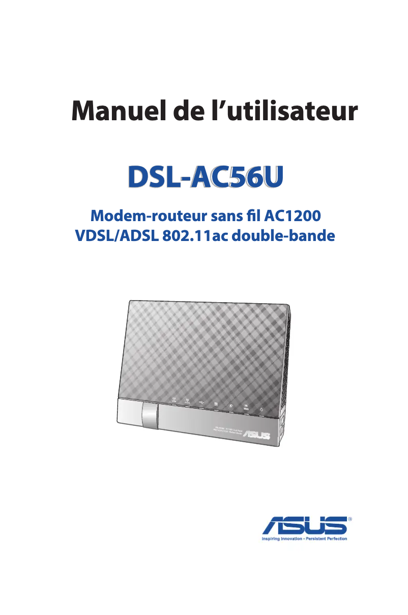 Page n°1 - Manuel utilisateur Asus DSL-AC56U