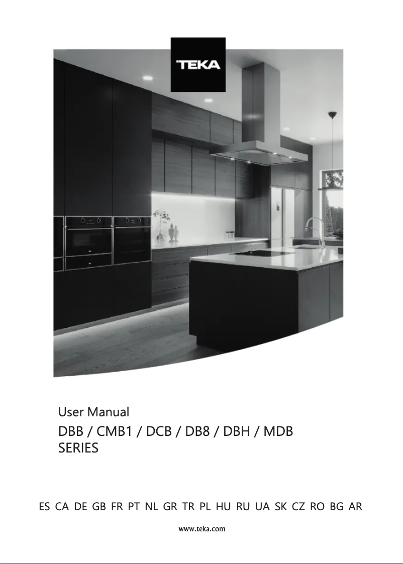 Page n°1 - Manuel utilisateur Teka DBB 70