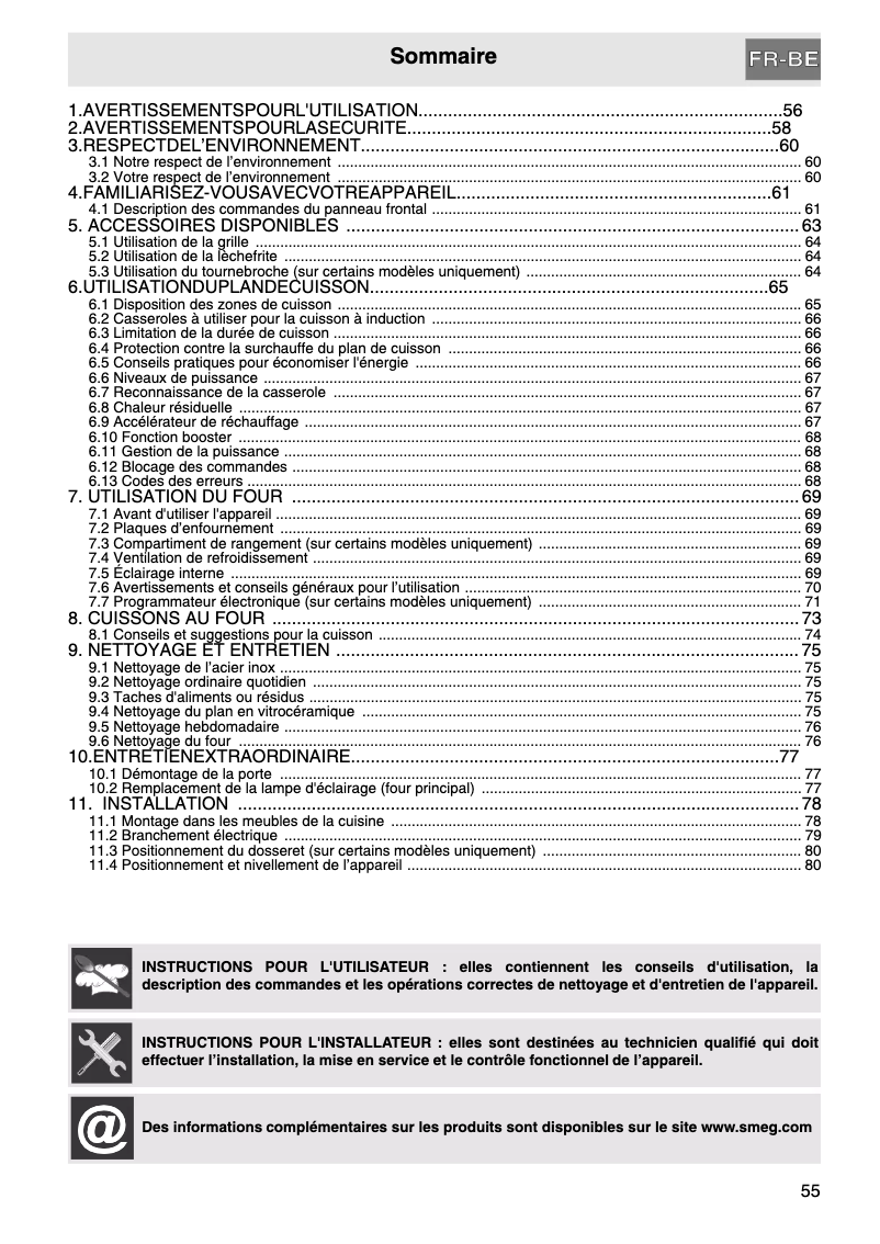 Image de la première page du manuel de l'appareil GA91IX