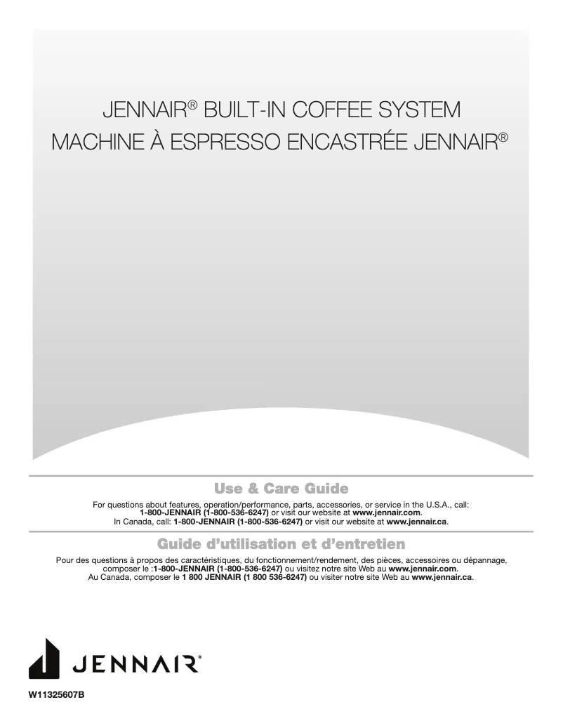 Page 1 de la notice Manuel utilisateur JennAir JJB6424HM