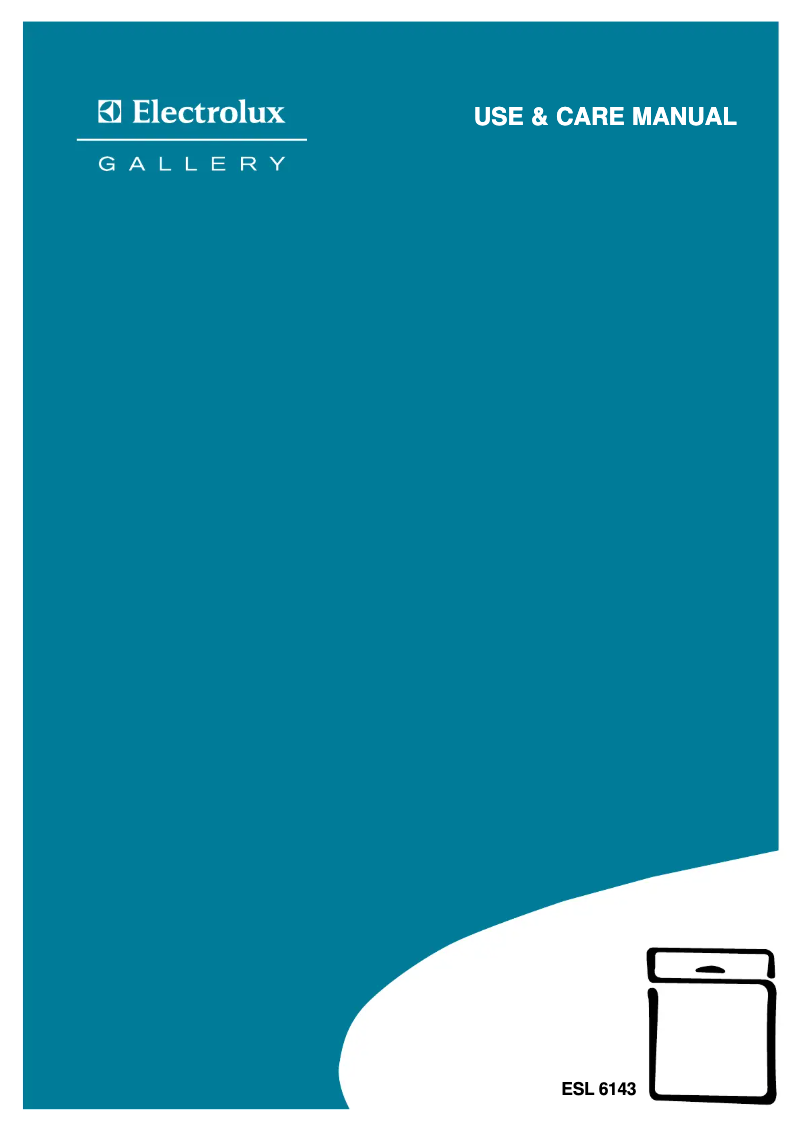 Page 1 de la notice Manuel utilisateur Electrolux ESL6143