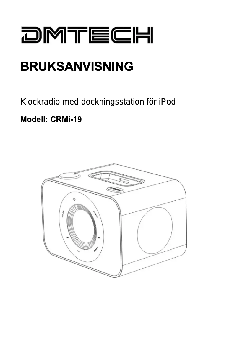 Image de la première page du manuel de l'appareil CRMi-19