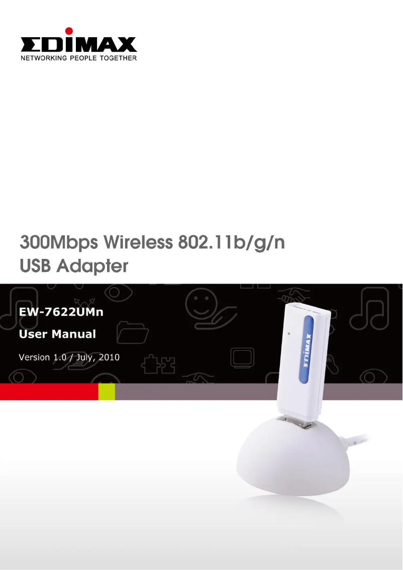 Image de la première page du manuel de l'appareil EW-7622UMn