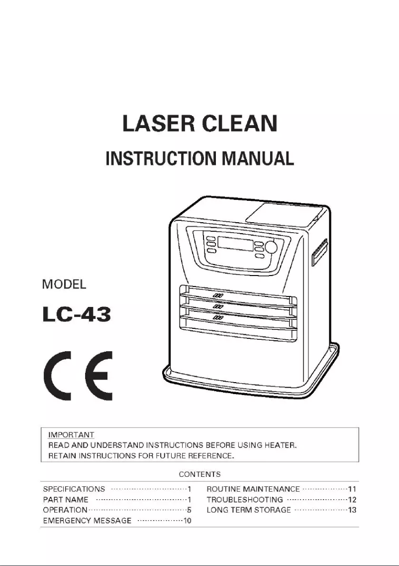 Image de la première page du manuel de l'appareil LC-43