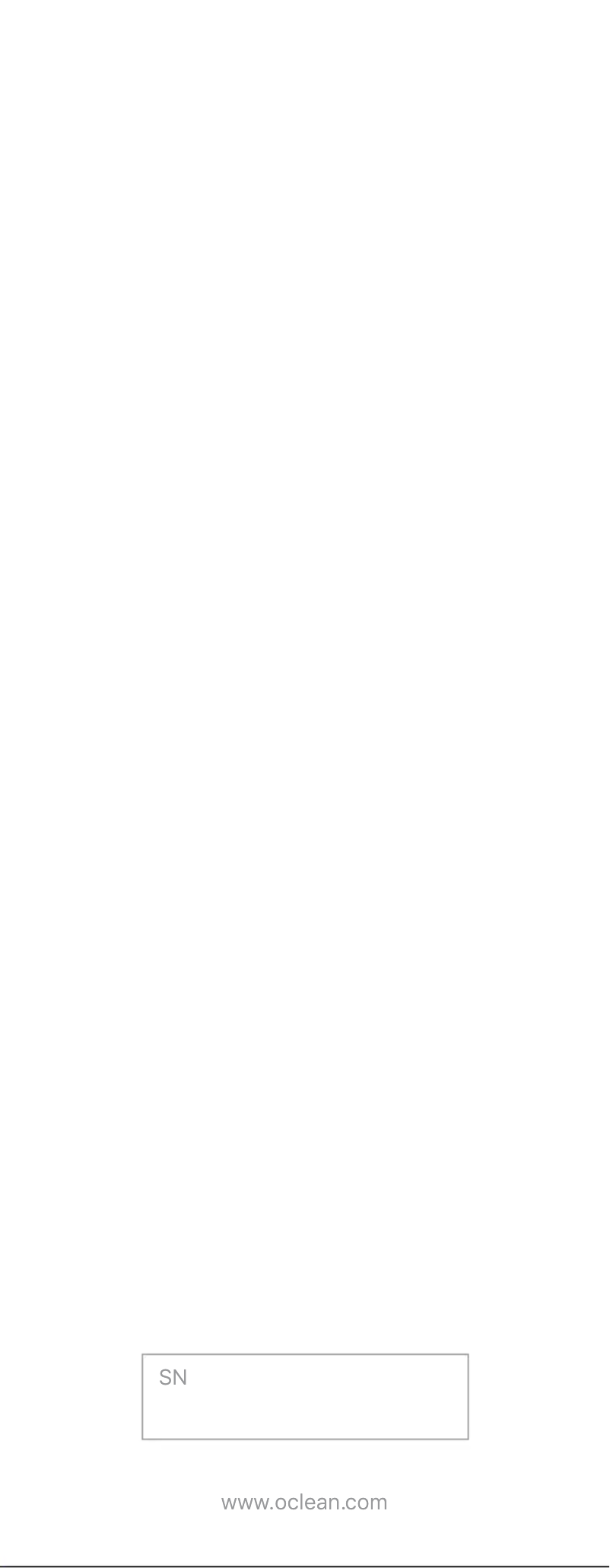 Page n°1 - Manuel utilisateur Oclean W10