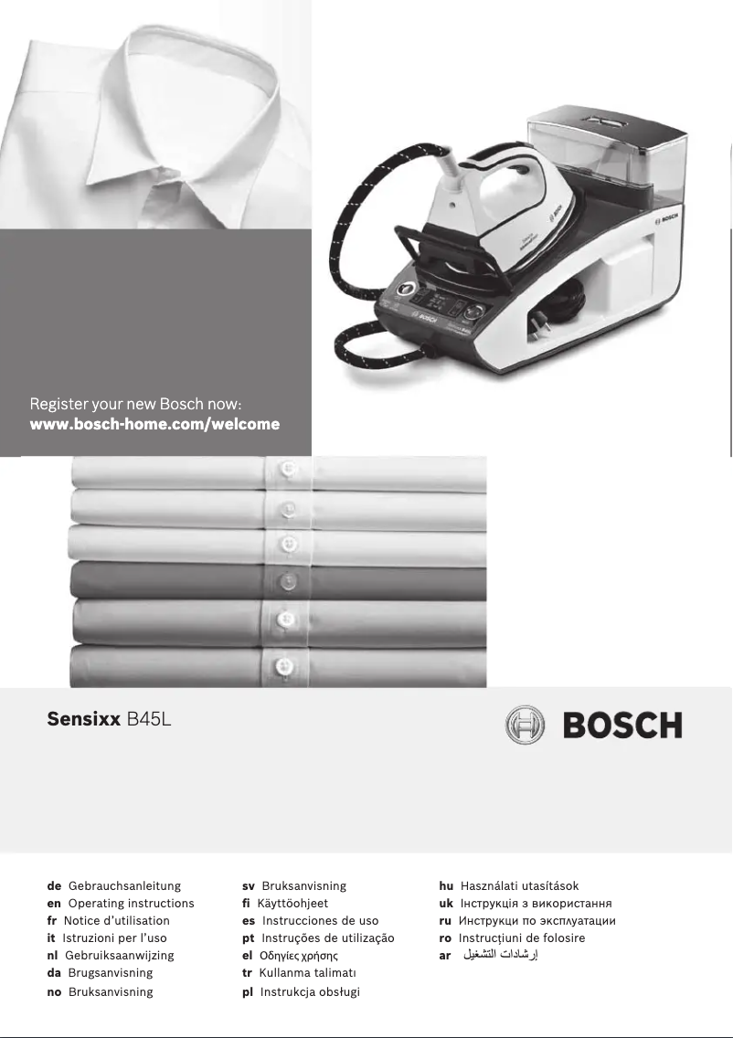 Page n°1 - Manuel utilisateur Bosch TDS4581