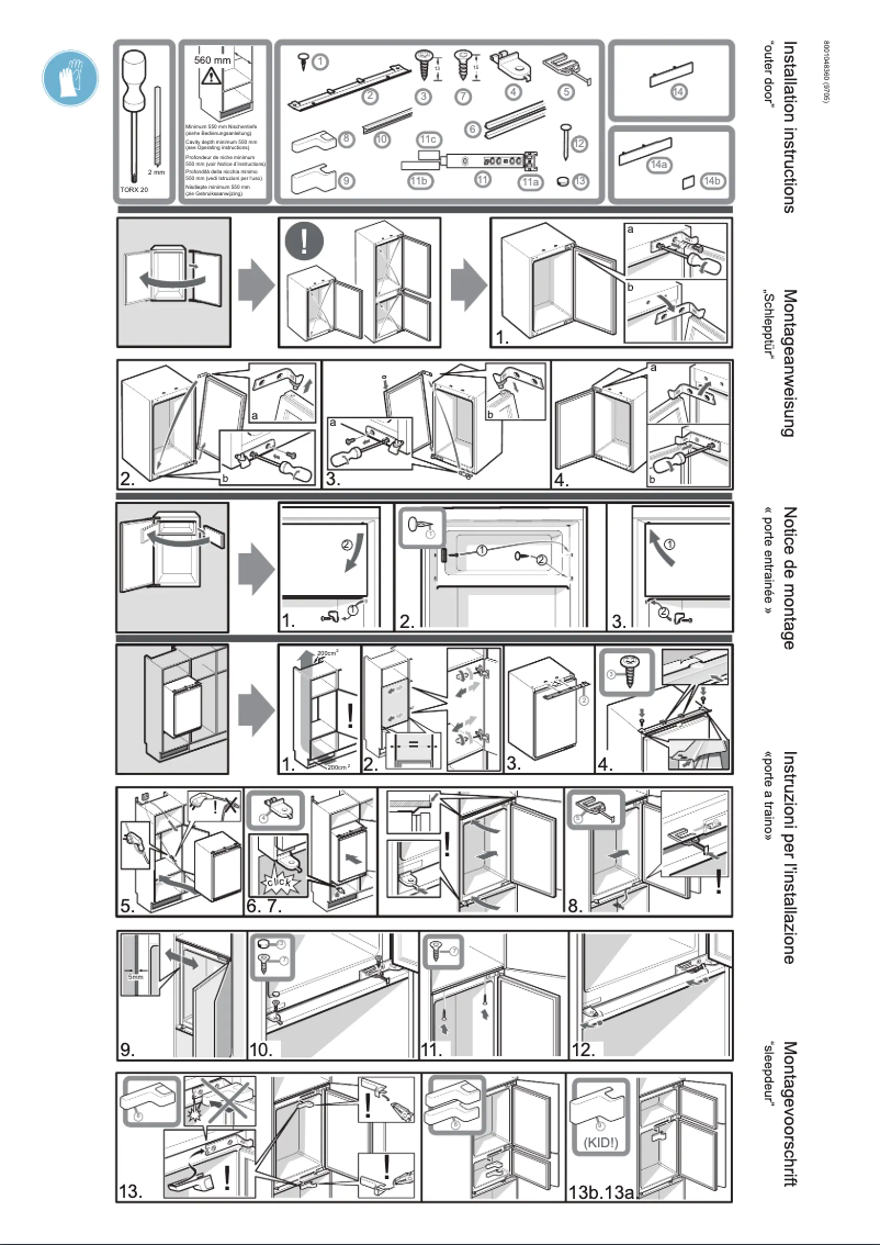 Page n°1 - Guide d'installation Siemens KI28DX30