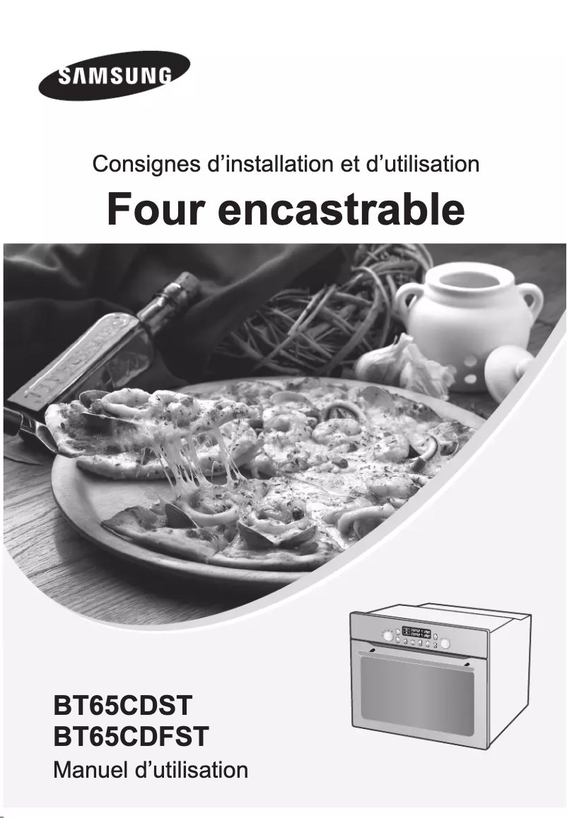 Page 1 de la notice Manuel utilisateur Samsung BT65CDST