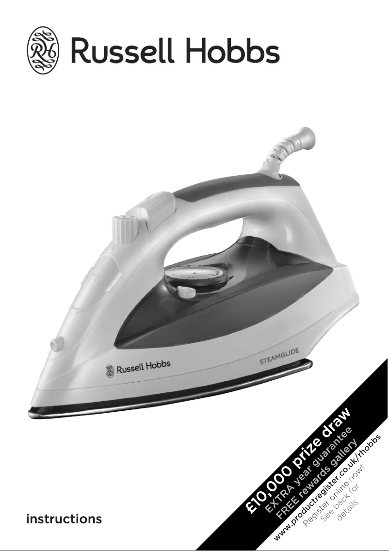 Page 1 de la notice Manuel utilisateur Russell Hobbs Steamglide 21570