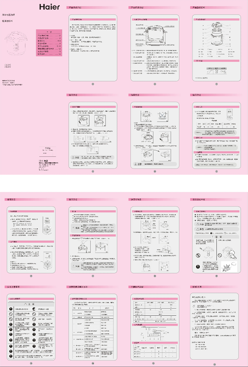 Image de la première page du manuel de l'appareil HPC-YS507