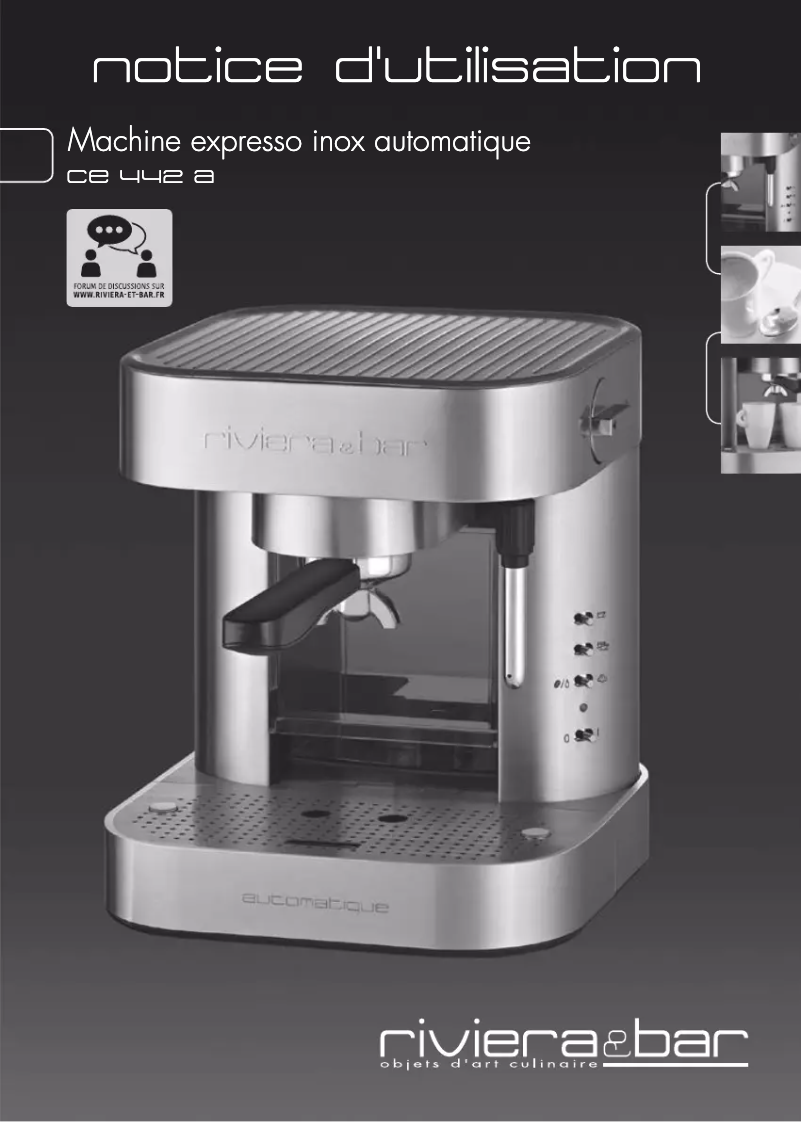 Image de la première page du manuel de l'appareil CE 442 A