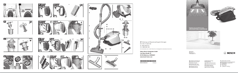 Page n°1 - Manuel utilisateur Bosch BGS5ZOORU