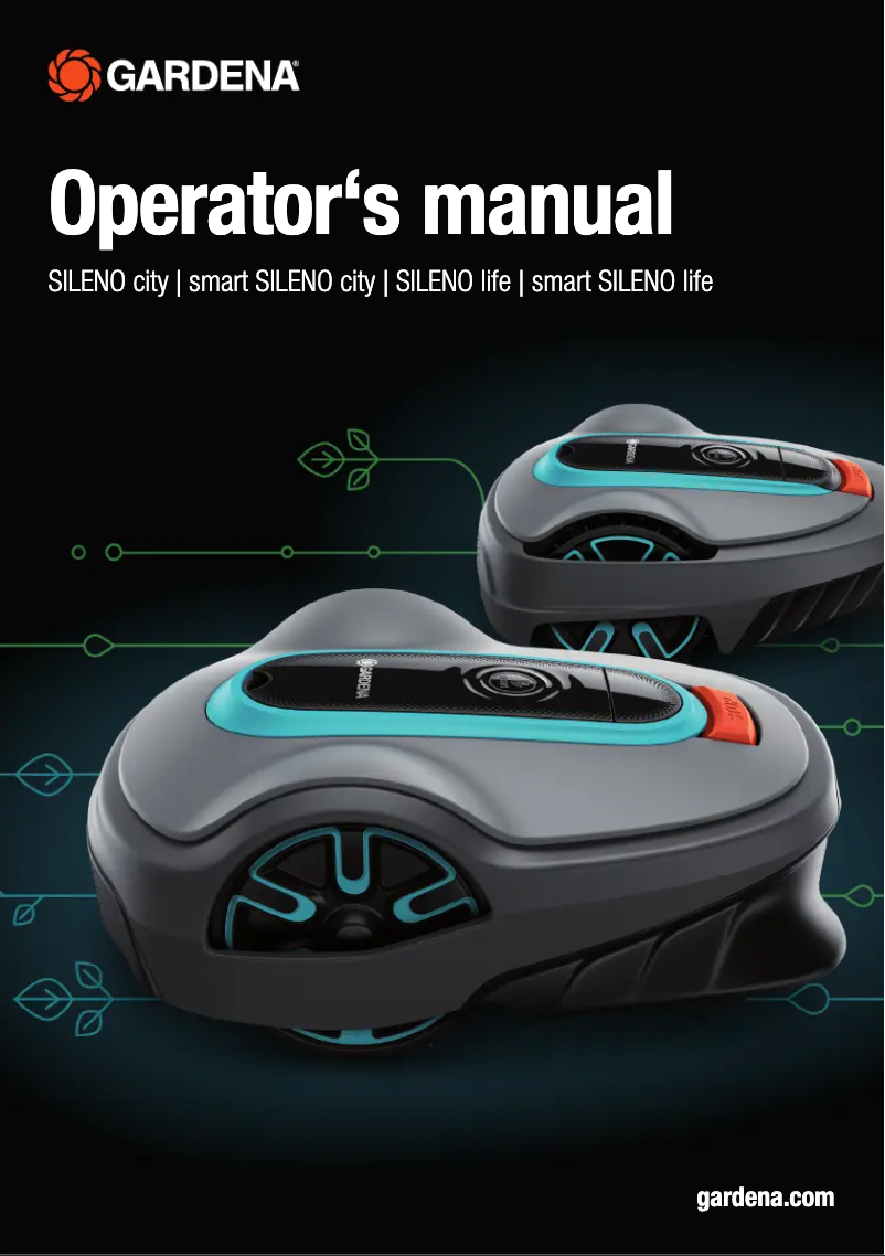 Page n°1 - Manuel utilisateur Gardena smart SILENO life 1500