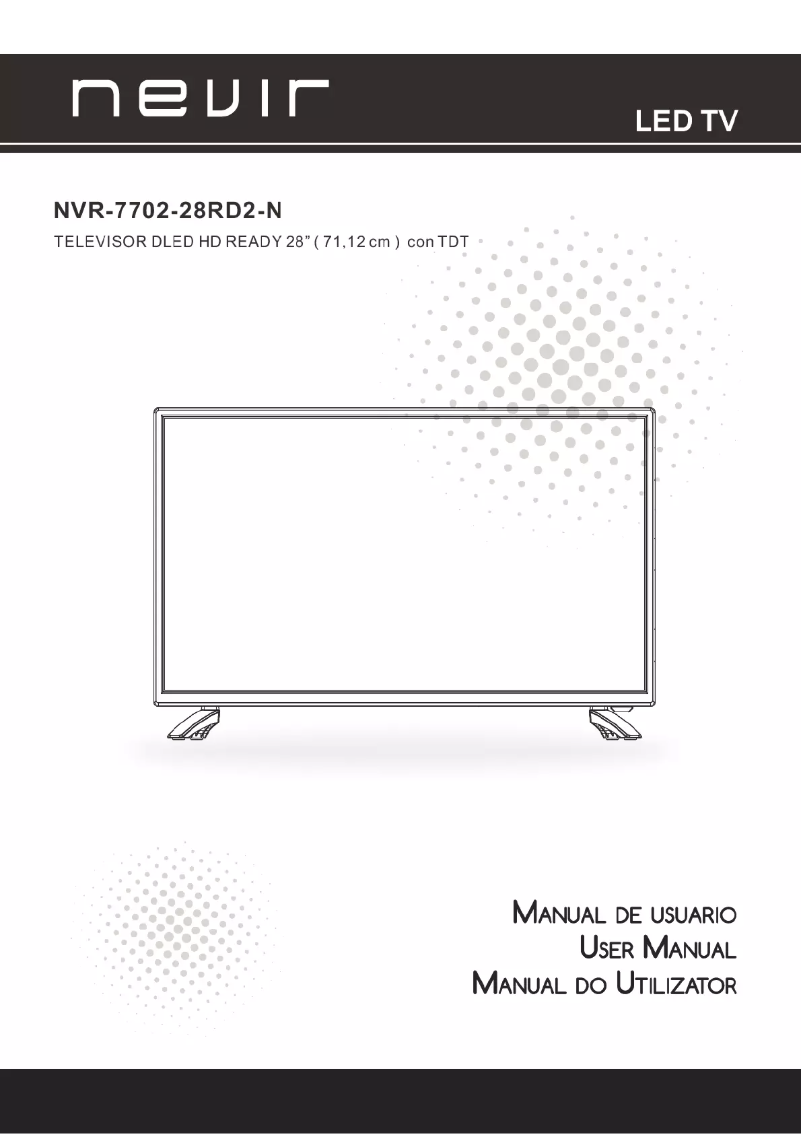 Page 1 de la notice Manuel utilisateur Nevir NVR-7702-28RD2-N