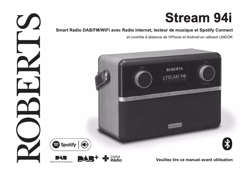 Página 1 del manual Manual de usuario Roberts Stream 94i Plus