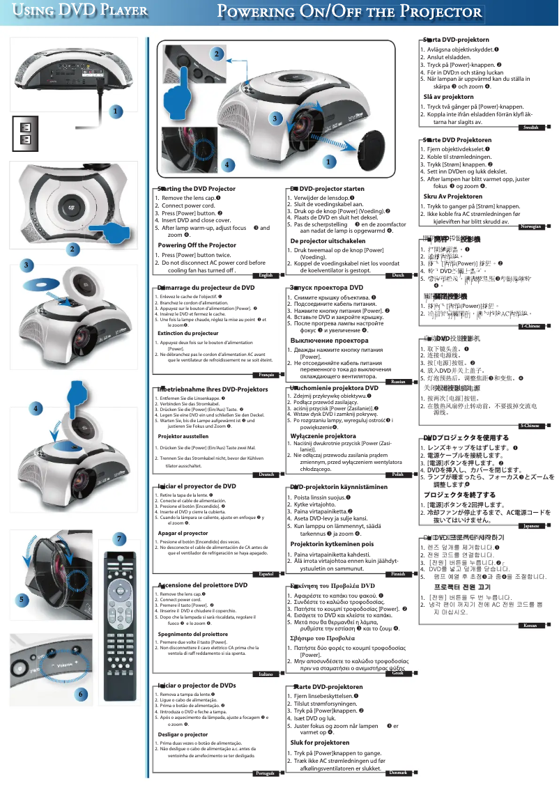 Page 1 de la notice Manuel utilisateur Optoma MovieTime DV10
