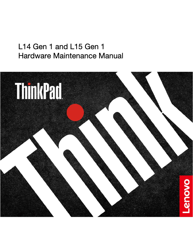 Image de la première page du manuel de l'appareil ThinkPad L15