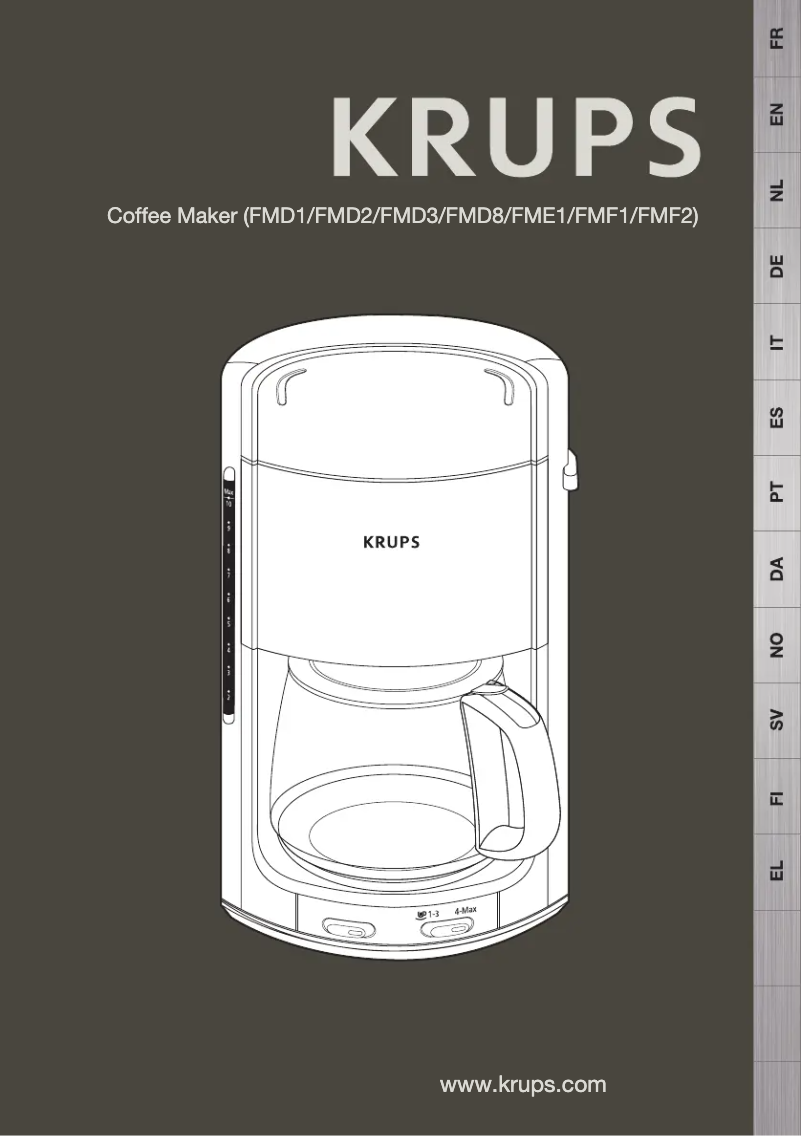 Page n°1 - Manuel utilisateur Krups FME1