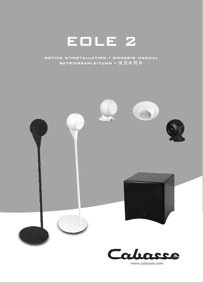 Image de la première page du manuel de l'appareil Santorin 21