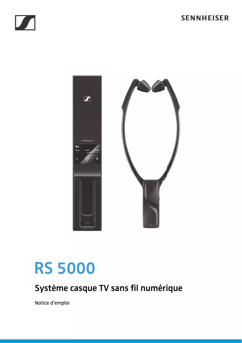 Page n°1 - Manuel utilisateur Sennheiser RS 5000